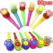 Resim 30 adet Renkli Boru Topu Oyuncakları Erkek ve Kızlar İçin - Partiler İçin Yüzen Plastik Spor Topu Oyunu, Çok Renkli Rastgele Assorti, Eğlenceli Açık Hava Etkinliği, Parti Favori | Canlı Parti Oyuncakları | Dayanıklı Plastik Oyuncaklar 