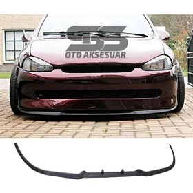 Resim Opel Corsa B Cupra R Uyumlu Ön Lip Mat Siyah Ön Tampon Lip 