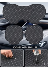 Resim One Vıp Sale Land Rover Defender Ön Ve Arka Takım Koltuk Minderi Siyah Deri Beyaz Dikişli Model:onevipsaleminder2748 