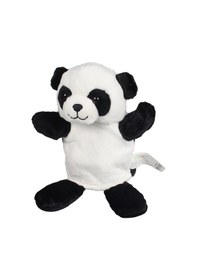 Resim El Kuklası Panda Peluş Oyuncak 