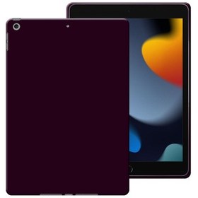 Resim İpad 7 / 8 / 9 Nesil 10,2 İnç Uyumlu Rubber Yıkanabilir Silikon Kılıf Arka Kapak 
