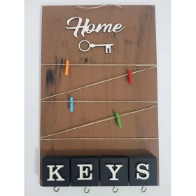 Resim Morza Home Morzahome Ahşap Anahtarlık Mandallı 25 x 40 cm 