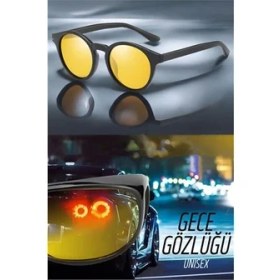 Resim Parlama Önleyici Gece Sürüş Görüş Gözlüğü Sis Far Işık Önleyici Anti-Fog Gözlük 