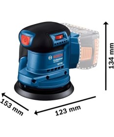 Resim AyrStore Gex 185-LI Akülü Eksantrik Zımpara (18 Volt, Solo, Zımpara Tabanı Çapı: 125 mm 