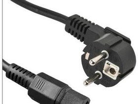 Resim BC-PWR-SCH-C15-030 Beek Güç Kablosu, Schuko-C15, 3 metre, 16A 250V, siyah renk 