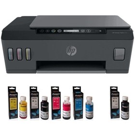 Resim HP Smart Tank 515 Fotokopi + Tarayıcı + Wi-fi + Airprint Tanklı Yazıcı 1tj09a Photoink Mürekkepli 