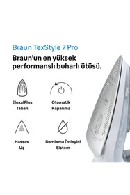Resim Braun Texstyle7 Buharlı Ütü SI7088GY 