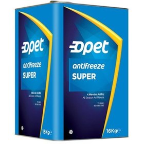 Resim Opet Süper Antifreeze Dört Mevsim Mavi Antifriz Teneke 16 Kg 