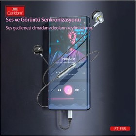 Resim Zipax Galaxy S20 S21 S22 S23 S24 S25 S26 FE Plus Ultra Type-C Kulaklık AZ-Ear-E68 
