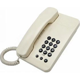 Resim Botech TK-1020 Ekransız Masaüstü Analog Santral Uyumlu Telefon (Krem) 