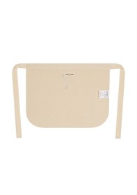 Resim %100 Pamuk Hambez Çocuk Mutfak Ve Etkinlik Önlüğü -6-8 Yaş - Tavuk Nakışlı Çift Kat Krem 