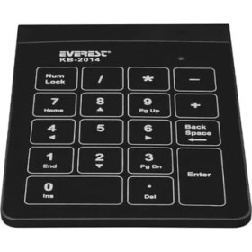 Resim KB-2014 Siyah USB Dokunmatik Numerik Standart Klavye 