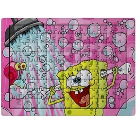 Resim Ghostbastır Design Sünger Bob 99 Parça Ayaklı Puzzle Dekoratif Çocuk Yapbozu 036 