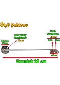 Resim Nzb Frenli Kalkar Kapak Makası Dolap Çekmece Metal 25 cm Sessiz Açma Kapama Amortisör Piston Bar 25 cm 