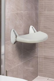 Resim Prima Nova Duvara Monte Yaşlı Ve Engelli Destek Banyo Kuvet Oturağı Beyaz 