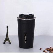 Resim Ximistore9 Paslanmaz Çelik Termos Kahve Bardağı, 510ml, Taşınabilir, Siyah, Dayanıklı Ve Pratik Siyah 