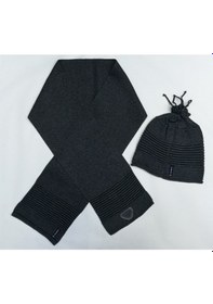 Resim Erkek Çocuk Atkı Bere Armani Junıor (454520926) Gri 