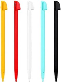Resim OSTENT Plastik Renkli Dokunmatik Stylus Kalem Nintendo Wii U Gamepad için 5'li Paket 