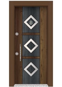 Resim Tezwood Tez1577 Statik Kasa Düz Model Çelik Kapı 
