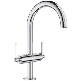 Resim Grohe Atrio Tek Delikli Lavabo Bataryası 1/2" L-Boyut - 21145000 Gümüş 