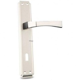 Resim Hira Babil Saten Nikel Aynalı Kapı Kolu 