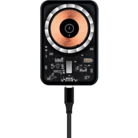 Resim Winex Mobile Winex 15W Magsafe Sensörlü Araç Içi Kablosuz Hızlı Şarj Aleti ve Telefon Tutucu YK3454 