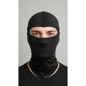 Resim Thermoform Aeroride Mikrofiber Kask Içi Balaklava Antimikrobiyal Kar Maskesi Siyah 