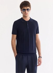 Resim Avva Regular Fit Erkek Tişört A61Y5006 Lacivert 