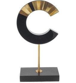 Resim Siyah Gold Harf Obje 21x11x41 Cm 