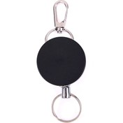 Resim hiçdurmaal Anahtar Kancalı Metal Ipli Yaka Kartı Için 4 Cm Yoyo Anahtarlık 1 Adet 