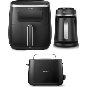 Resim Çoklu Set: 1 kg Airfry, 5.6 Litre Fritöz, Kahve ve Ekmek Kızartma Makinesi 
