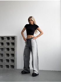 Resim Reverse Eşofman Altı - Antrasıt Melanj Antrasit Melanj 