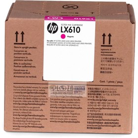 Resim HP Cn671a Lx610 Kırmızı Lateks Mürekkep Kartuşu L65500 / Lx850 