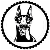 Resim Sevimli Köpek Tasarım 3.model Sticker 10 X 10 Cm 