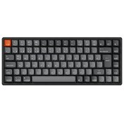Resim K2 Max %75 RGB Türkçe Red Switch Kablosuz Alüminyum Çerçeve Karbon Siyah Mekanik Klavye Keychron
