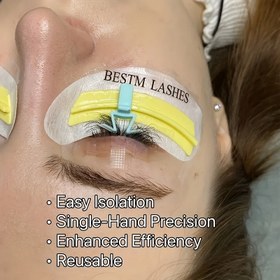 Resim Silikon Göz Kapağı Aralığı Oluşturma Aracı, Hipoalerjenik, Tek Elle Hassas, Alkol İçermeyen, Manuel Çalışma, Göz Kırpması Uygulaması ve Makyaj Uygulaması İçin İdeal 