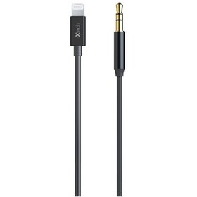 Resim İXtech UC023 Lightning G to 3.5 Jack Aux Kablo Siyah 