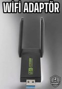 Resim Ronanna Wifi Adaptör Çift Bantlı Kablosuz Wifi Adaptörü 