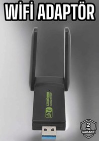 Resim Ronanna Wifi Adaptör Çift Bantlı Kablosuz Wifi Adaptörü 
