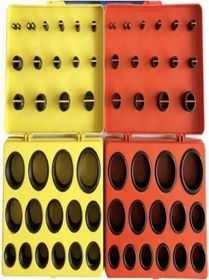 Resim rktech Oring Seti Kit Nitril Nbr 70 Metric Ve Inç Box 768 Adet Sarı Set Ve Kırmızı Set 