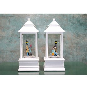 Resim River World Kış Masalı Tasarımı Olan Müzikli Işıklı Kar Küresi 