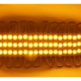 Resim Zembil 5 Adet Sarı 12V 1.5W 3 Ledli Mercekli Parmak LED Modül 2835 Smd 