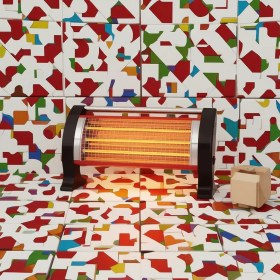 Resim Minisan DP 1200 Elektrikli Isıtıcı 1200 W İç Mekan Kullanımı İçin Şık Tasarım 