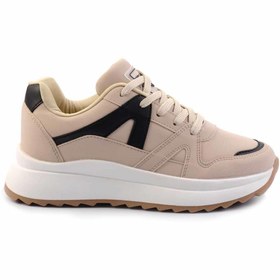 Resim Bambi Bej Kadın Sneaker K01412200001 