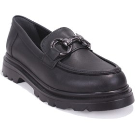 Resim Dagoster DZA07-90830 Siyah Günlük Loafer Kadın Ayakkabı 