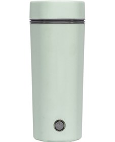 Resim Geeksen Araç İçin 12v/24v 400ml Isıtıcı Su Bardağı - Yeşil Renk, 100 Derece Su Kaynatma Fonksiyonu 