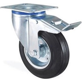 Resim Ennalbur Döner Frenli Servis Tekeri 125 Mm 