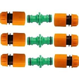 Resim Willowhaven 9 Parça Bahçe Hortumu Bağlantı Seti 1/2 Hızlı Bağlantı Sulama Ekipmanları 