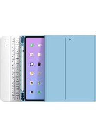 Resim Apple Uyumlu iPad Air 5. Nesil 10.9 Inç M1 2022 Tablet Bluetooth Klavyeli Kılıf Türkçe Klavye Kılıf 
