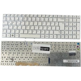 Resim Notespare Samsung ile Uyumlu 9Z.N5QSN.101, 9Z.N5QSN.10T, 9Z.N5QSN.20T, 9Z.N5QSN.301 Notebook Klavye Beyaz TR 